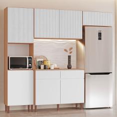 Cozinha Completa Modulada Bali New 100% MDF Tuboarte 7 Portas e 2 Gavetas