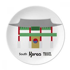 Prato decorativo de porcelana Salver Salver da Coreia do Sul