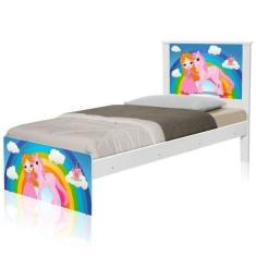 Cama Juvenil Barcelona Princesa e Unicórnio