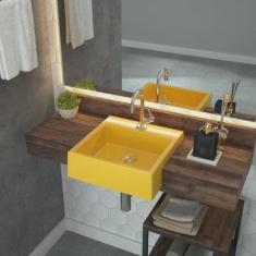 Kit Cuba XQ355 com Válvula Click 1 B com Sifão Cromado e Flexível Compace