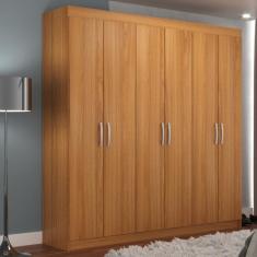 Guarda Roupa Casal 6 Portas 2 Gavetas Montreal Evidência