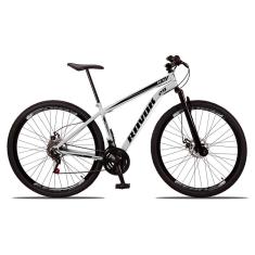 Bicicleta Bike Aço Aro 29 Suspensão Dianteira 21 Velocidades Freio A Disco Branco