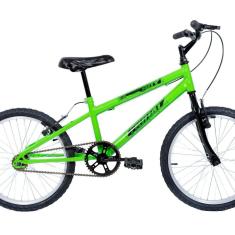 Bicicleta Aro 20 Quadro Mtb Rebaixado em Aço Boy Infantil Verde