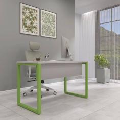 Mesa Madeira 1340cm X600cm M134/60p25tub Cinza/Verde Miró