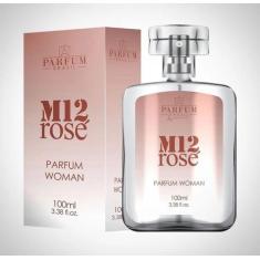 Perfume M12 Rose Woman 100ml -Parfum Brasil