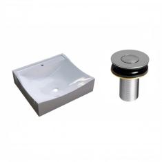 Kit Cuba Q440 com Válvula Click Botão 1 Pol. Compace Branca