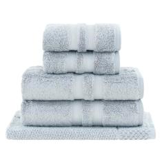 Jogo de Toalhas Buddemeyer Algodão Egípcio Banho Azul 5 peças
