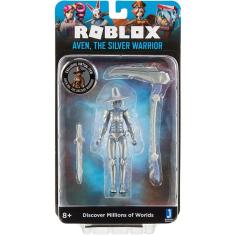 Boneco Articulado Aven, The Silver Warrior + Codigo Virtual - Roblox - 2222 SUNNY BRINQUEDOS