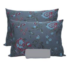 Jogo Lençol Cama Casal Buenos Aires 3 Pçs C/ Elástico Cinza