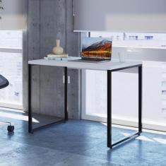 Mesa De Escritório Kuadra Branca 90 Cm