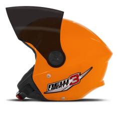 Capacete New Liberty 3 Three Viseira Fumê Moto Aberto Pro Tork Seguran