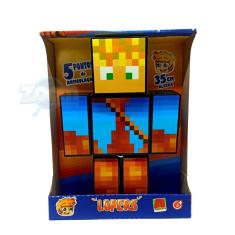 Boneco Lopers Youtuber Minecraft - 25Cm
