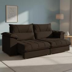 Sofá Retrátil e Reclinável 2 Lugares 200cm Italia - Kasacomigo Estofad