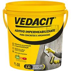 Aditivo Impermeabilizante para Concreto, Branco, 3.6 L, Vedacit