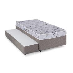 Bicama Box Solteiro com Cama Auxiliar Herval St. Louis, Espuma D28, 46