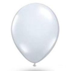 Balão de Látex Branco 8" 20cm 50un Festball