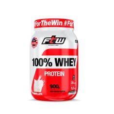 Whey protein 100% concentrado pote 900G sabor leite ftw