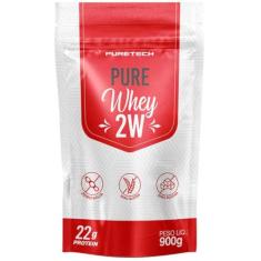 Pure Whey 2W Puretech Whey 2W Refil 900G Sabor Cookies Cream