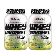 Kit 2X Whey Protein Gourmet 907g Pote - FN Forbis Nutrition, Único, To