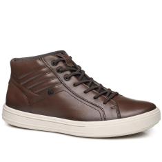 Tênis Casual Pegada Masculino em Couro Terracota 111503-03-Masculino