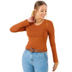 Blusa Feminina Básica Comfort Viscolycra