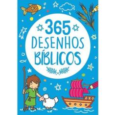 Livro Para Colorir 365 Desenhos Bíblicos - Pé Da Letra
