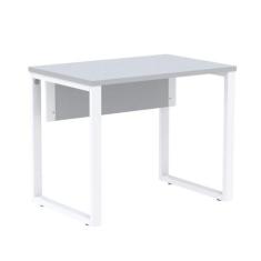 Mesa Escritório P25 TUB Pandin 90 cm (Larg) Tampo MDP Cinza Pé Aço Tub
