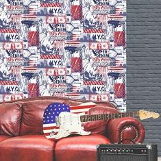 Wiler K Papel De Parede Edantex Freestyle Branco