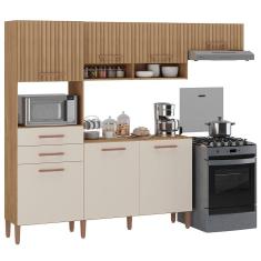 Armario Cozinha Fortaleza com 7 Portas e 2 Gavetas