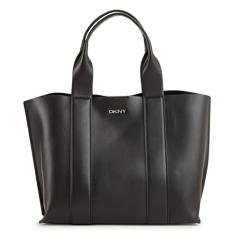 DKNY Bolsa tiracolo casual Dakota LG, preto/prata, Preto/prata, Medium