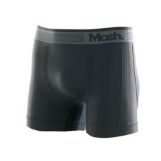 Cueca Boxer Sem Costura Mash 710.01 Microfibra, Cinza, G