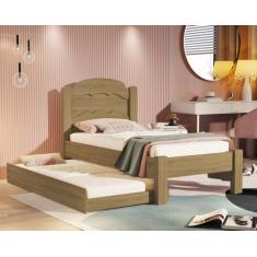 Cama De Solteiro Lais Com Cama Auxiliar - Envio Imediato! - Home A.S, 
