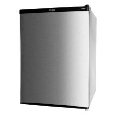 Frigobar Philco PFG85PL 67 Litros Aço Escovado Porta Reversível-127v