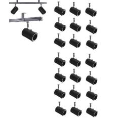 Kit 21 Spot Trilho Perfilado Eletro calha Par20 Bulbo OL8 - Hiperlight