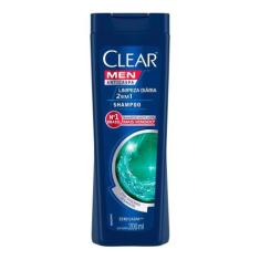 Shampoo Anticaspa 200ml Limpeza Diária 2 Em 1 Clear Men - Unilever