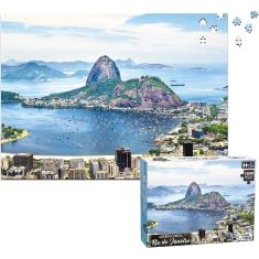 Quebra Cabeça Rio De Janeiro Com 1000 Peças Jogo Pedagógico - Pais e Filhos