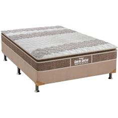Cama Box Casal: Colchão Anatômico Probel D33/Ep Guarda Costas Próintense Plus + Base Clean(138X188)