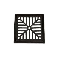 Ralo Com Caixilho de Ferro Fundido Captação Esgoto 25x25cm - FUNDIÇÃO 