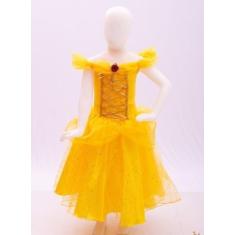 Vestido Fantasia Princesa Bela Aurora Cinderela - Ana Fantasias, Amare