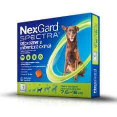 NexGard Spectra Antipulgas e Carrapatos de 7,6kg á 15kg com 1 Comprimi