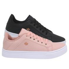 Kit 2 Pares Tênis Feminino Casual Mulher Original Leve Macio-Feminino