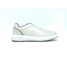 Tênis Casual BR Sport Branco Off/Caramelo - 40403-Masculino