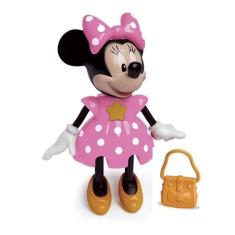 Boneca Minnie - Conta Histórias - Disney - Rosa - Elka