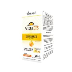 Vitamina D3 Em Gotas 2000 Ui Tangerina - 20 Ml - Tiaraju