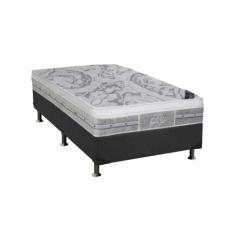 Cama Box Solteiro: Colchão Molas Castor Pocket SLX Grand Plush + Base 