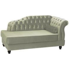 Recamier Diva Chaise Capitone 160 cm Pes MDF Gane SL 940 Veludo Peer -