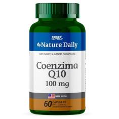 Coenzima Q10 100 mg Nature Daily Made in Usa 60 Cápsulas - Sidney Oliv