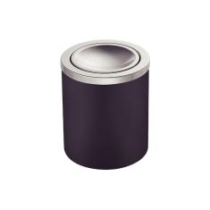 Lixeira com Corpo em Polipropileno e Tampa Basculante Inox 5 Litros, Tramontina, Inox