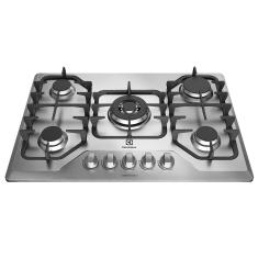 Cooktop a Gás Electrolux 5 Bocas GF75X Importado com Tripla Chama Bivolt - Inox
