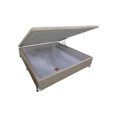 Cama Box Baú Casal Linho Clean (138x188x35) - Castor